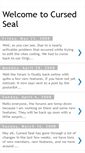 Mobile Screenshot of cursedsealclan.blogspot.com