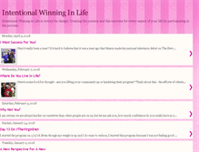 Tablet Screenshot of intentionalwinning.blogspot.com