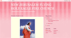 Desktop Screenshot of newjerusaleminc.blogspot.com