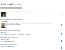 Tablet Screenshot of elefectomuybridge-fernando-aparicio.blogspot.com