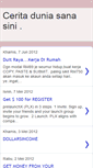 Mobile Screenshot of ceritaduniasanasini.blogspot.com