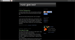 Desktop Screenshot of musicgivesback.blogspot.com