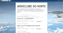 Desktop Screenshot of aeroclubedonorte.blogspot.com