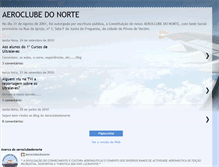 Tablet Screenshot of aeroclubedonorte.blogspot.com