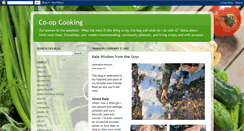 Desktop Screenshot of coopcooking.blogspot.com