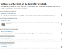 Tablet Screenshot of cedarbnb.blogspot.com