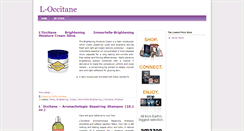 Desktop Screenshot of l-occitane-store.blogspot.com