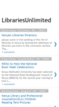 Mobile Screenshot of librariesunlimited.blogspot.com