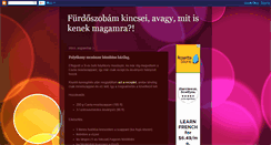 Desktop Screenshot of furdoszoba.blogspot.com