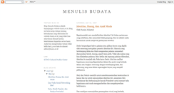 Desktop Screenshot of menulisbudaya.blogspot.com