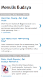 Mobile Screenshot of menulisbudaya.blogspot.com