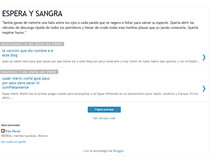 Tablet Screenshot of esperaysangra.blogspot.com