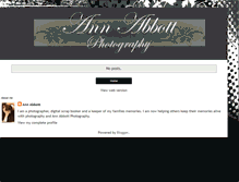 Tablet Screenshot of annabbottphotography.blogspot.com