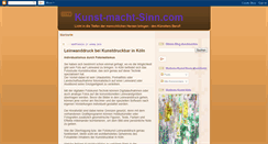 Desktop Screenshot of kunst-macht-sinn.blogspot.com