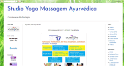 Desktop Screenshot of massagemyogaayurvedica.blogspot.com