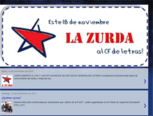 Tablet Screenshot of lazurdapucp.blogspot.com