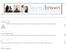 Tablet Screenshot of laurajbrownphotography.blogspot.com