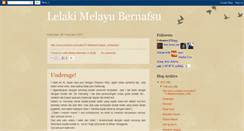 Desktop Screenshot of lelakimelayubernafsu.blogspot.com