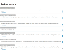 Tablet Screenshot of justineungaro.blogspot.com