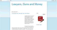 Desktop Screenshot of lawyersguns.blogspot.com