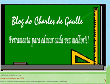 Tablet Screenshot of blogdocharlesdegaulle.blogspot.com
