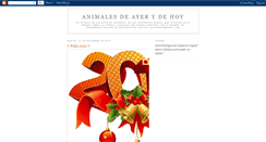 Desktop Screenshot of animalesdeayerydehoy.blogspot.com