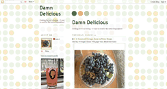 Desktop Screenshot of damndelicious.blogspot.com