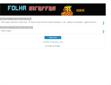 Tablet Screenshot of folhagiraffas.blogspot.com