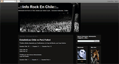 Desktop Screenshot of inforockenchile.blogspot.com