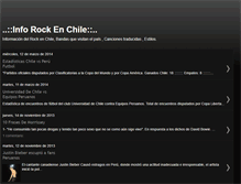 Tablet Screenshot of inforockenchile.blogspot.com