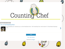Tablet Screenshot of countingchef.blogspot.com