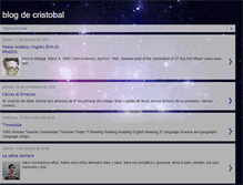 Tablet Screenshot of cristobal-gc.blogspot.com