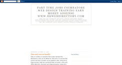 Desktop Screenshot of parttimeinternetdataentry.blogspot.com