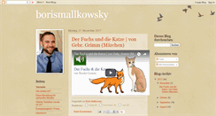 Desktop Screenshot of borismallkowsky.blogspot.com