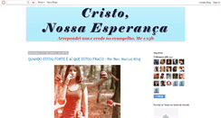 Desktop Screenshot of batistacalvinista.blogspot.com
