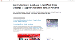 Desktop Screenshot of grosirmaxidresssurabaya.blogspot.com