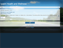Tablet Screenshot of iyashiheals.blogspot.com