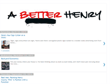 Tablet Screenshot of abetterhenry.blogspot.com