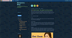 Desktop Screenshot of benjaminhasablog.blogspot.com