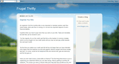 Desktop Screenshot of frugalthrifty.blogspot.com