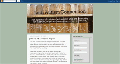 Desktop Screenshot of lodiautismconnection.blogspot.com