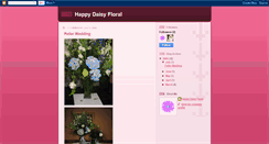 Desktop Screenshot of happydaisyfloral.blogspot.com