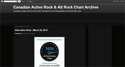 Desktop Screenshot of canadianrockalt.blogspot.com