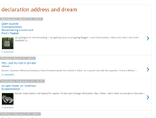 Tablet Screenshot of declarationaddressanddream.blogspot.com