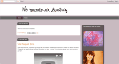 Desktop Screenshot of nomundodebeatriz.blogspot.com