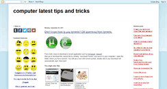 Desktop Screenshot of computer-latest-tricks.blogspot.com