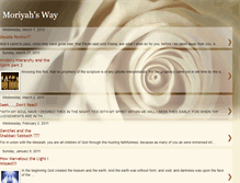 Tablet Screenshot of moriyahsway.blogspot.com