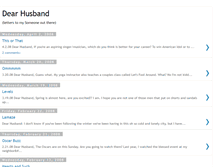Tablet Screenshot of dearhusband2007.blogspot.com