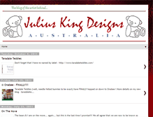 Tablet Screenshot of juliuskingdesigns.blogspot.com