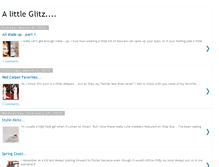 Tablet Screenshot of alittleglitz.blogspot.com